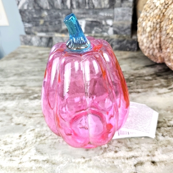 Target Other - Target Light Up Glass Pumpkin
